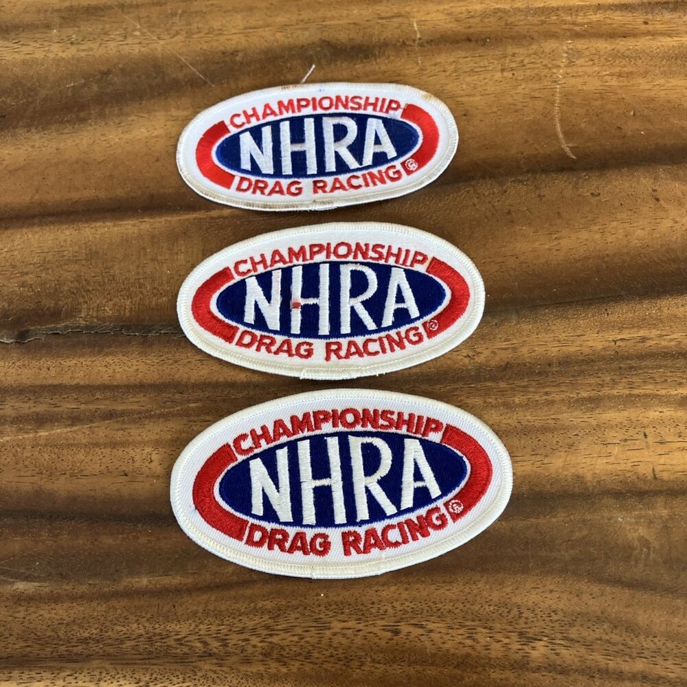 Vintage NHRA Drag Racing Championship Patch Lot of 3